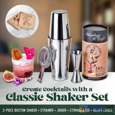 Mixology Cocktail Shaker Boston Shaker Set